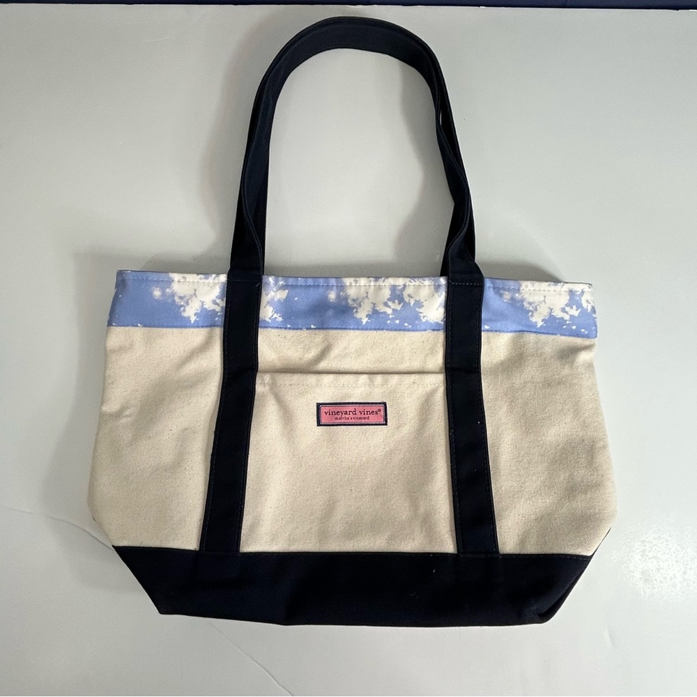 Vineyard Vines Tie Dye Classic Tote in Ocean Breeze